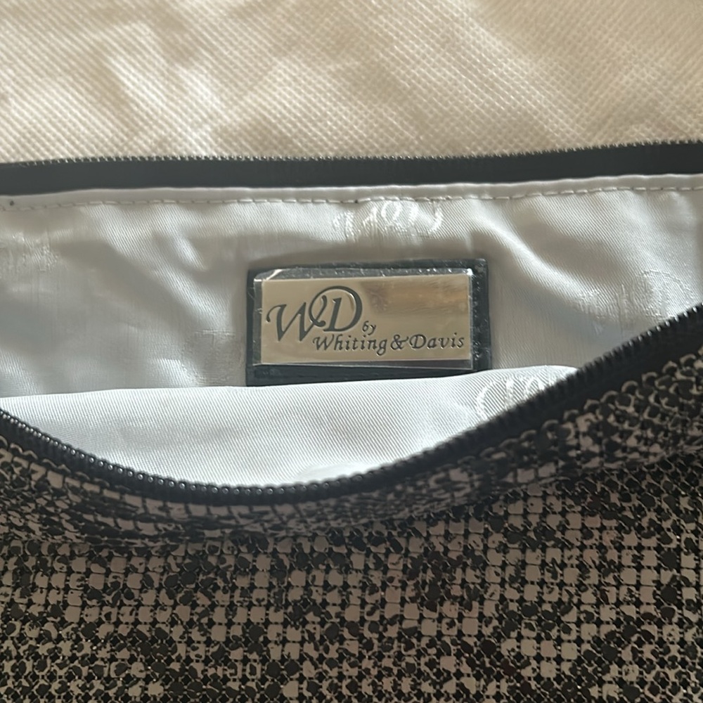 Whiting & Davis Mesh Snake Print Bag - image 3